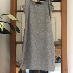Grey bodycon mini dress, size small